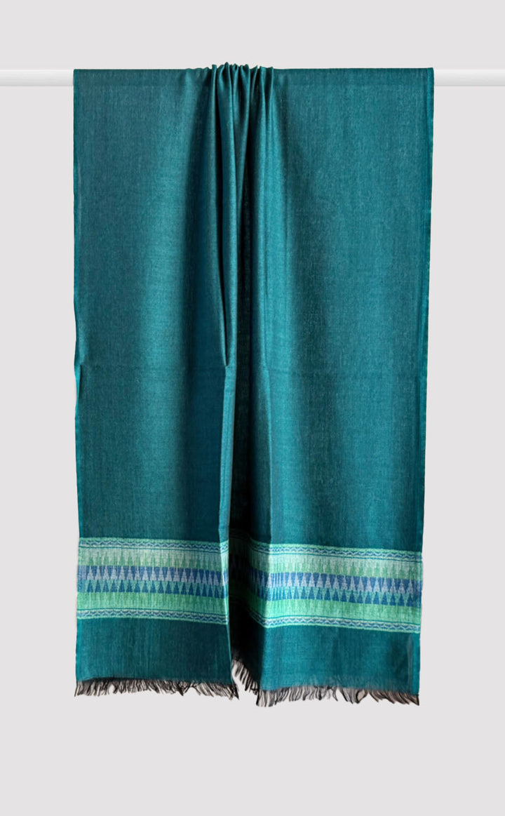 Alpine Ikat Wool Shawl