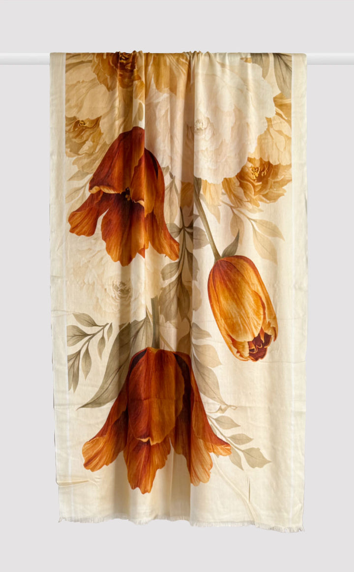 Ember Garden Silk Stole