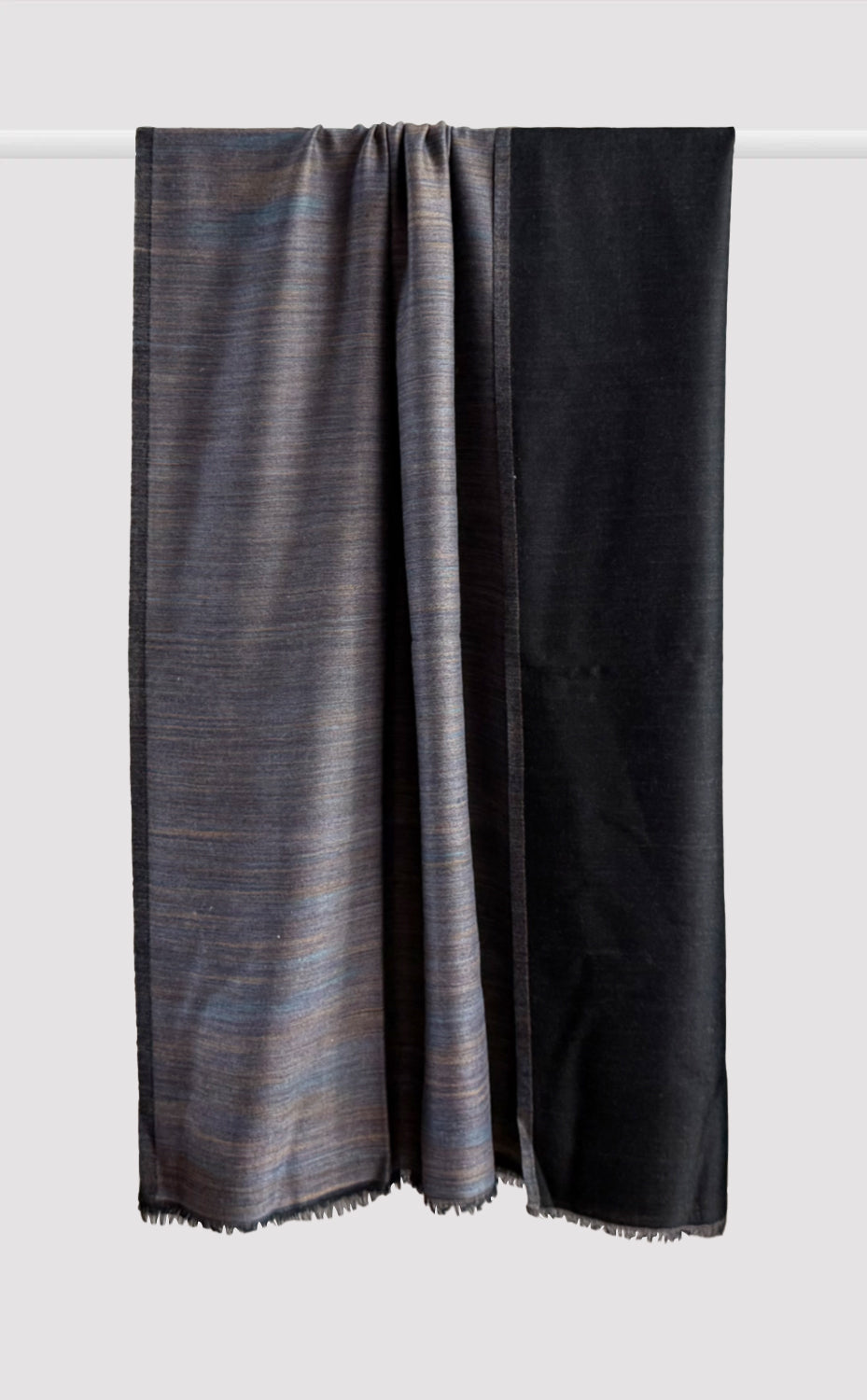 Reversible Pashmina Shawl - Midnight