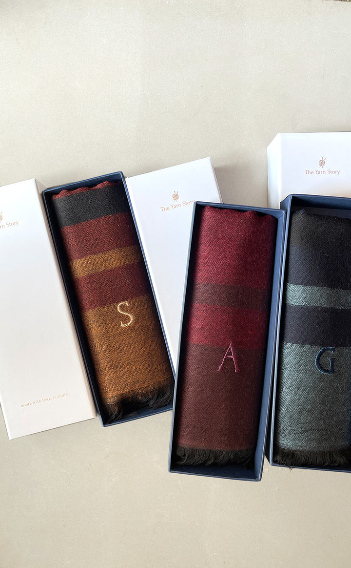 Personalised Merino Muffler For Him