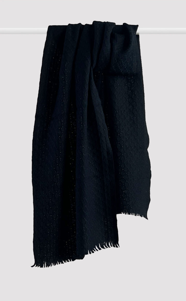 Black Woven Muffler