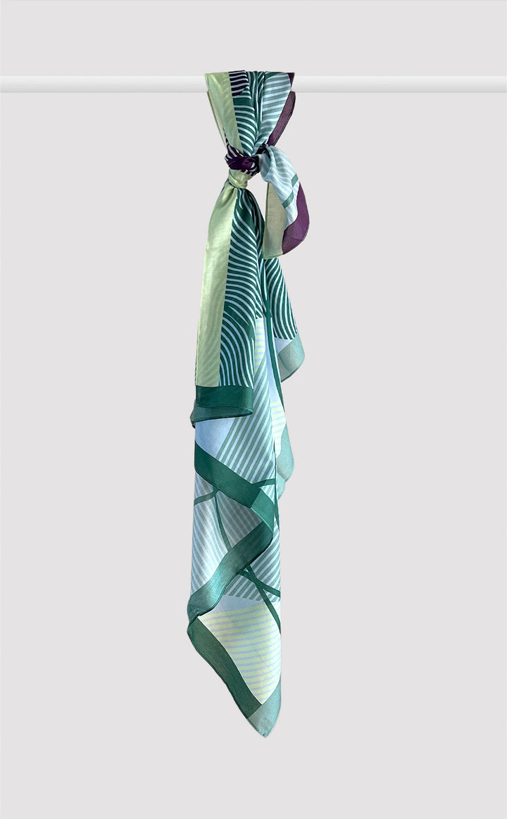 Sea Green Contour Scarf
