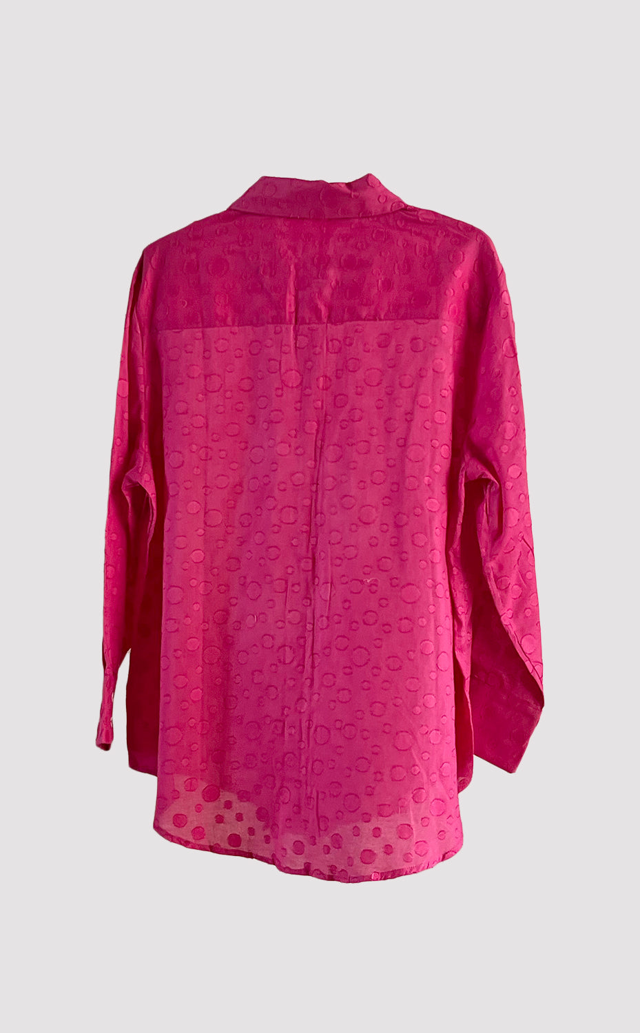Polka Solid Pink Shirt