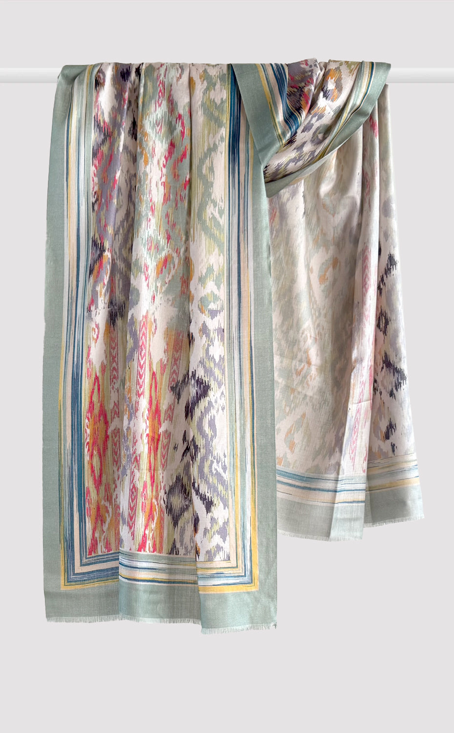 Dreamscape Ikat Silk Stole