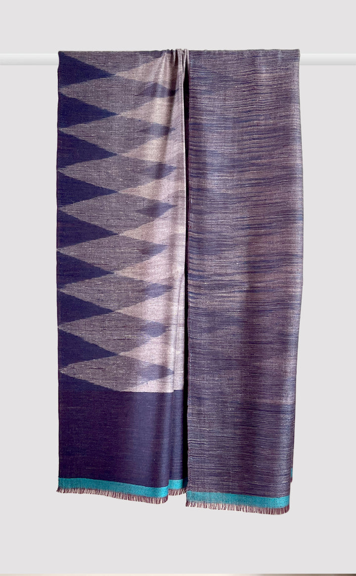 Pashmina Mystique Ikat Reversible Shawl