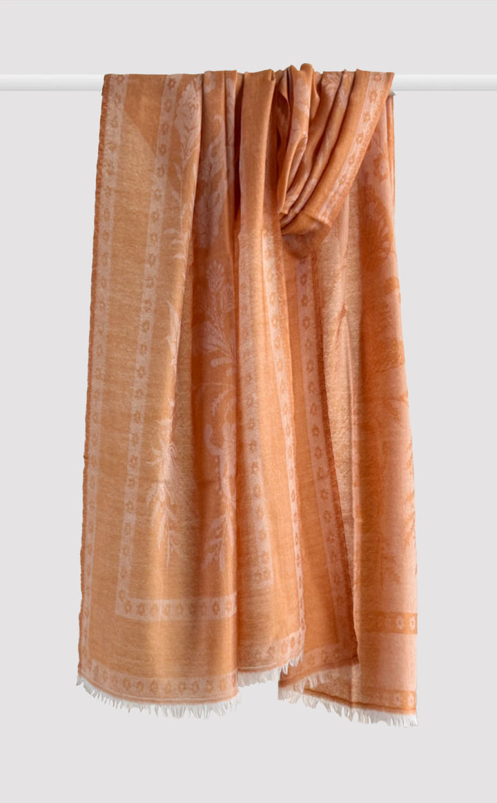 Marigold Floral Wool Jacquard