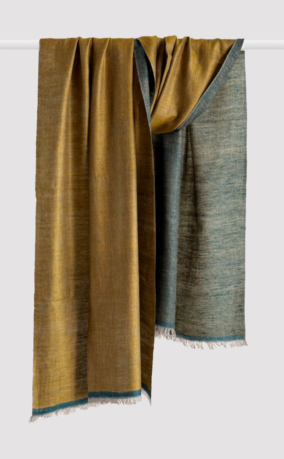 Cashmere Reversible Stole - Amber Storm