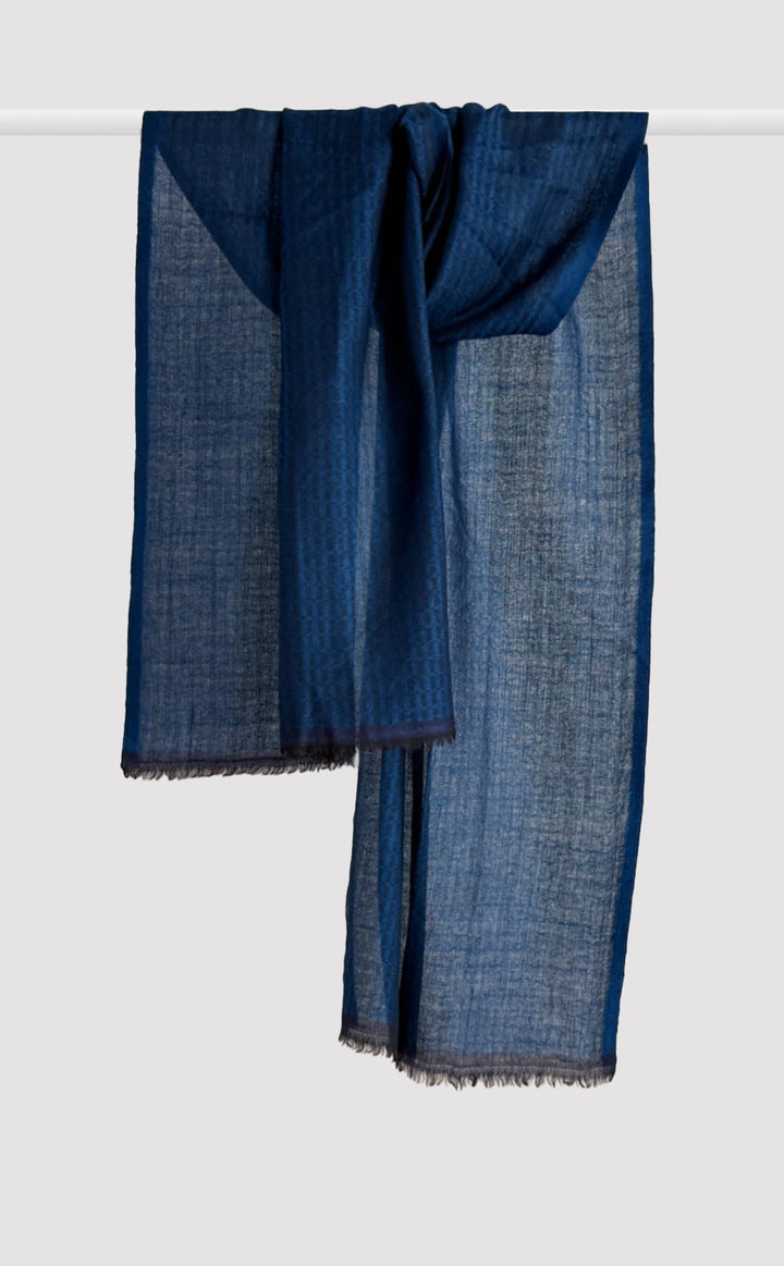 Denim Rhythm Merino Muffler