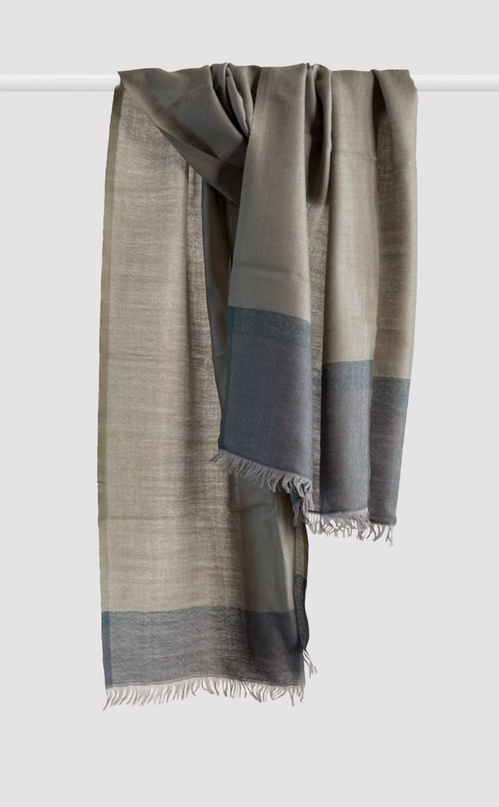 Pewter Pop Merino Stole