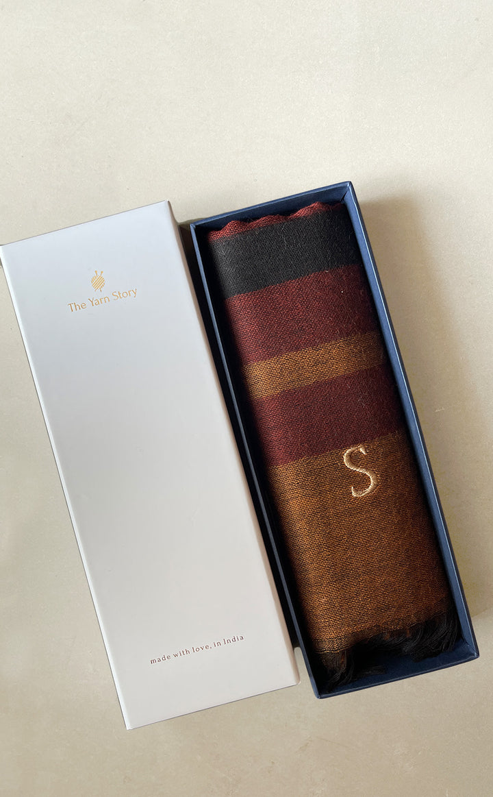 Personalised Merino Muffler For Him