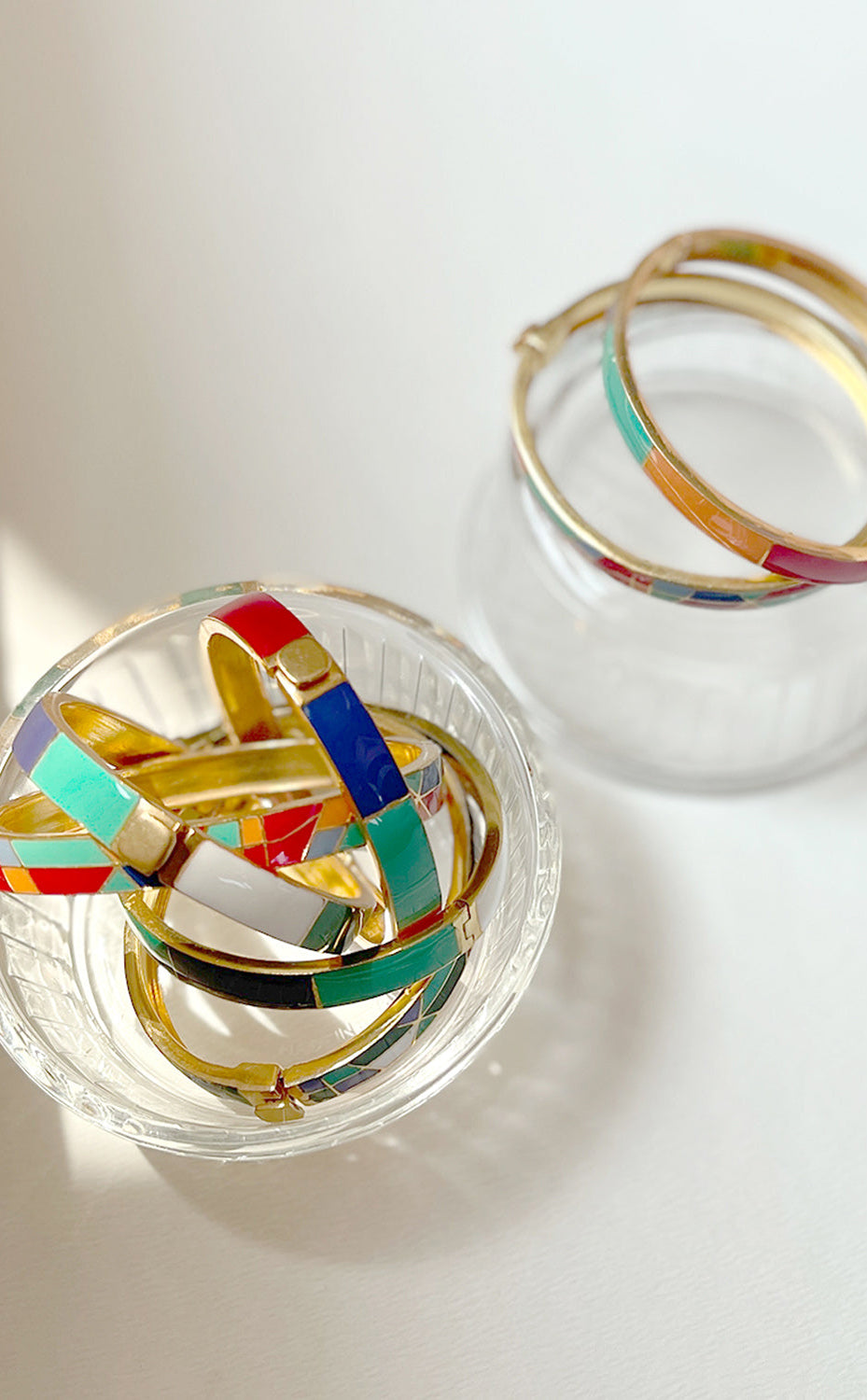 Jade Block Bangle