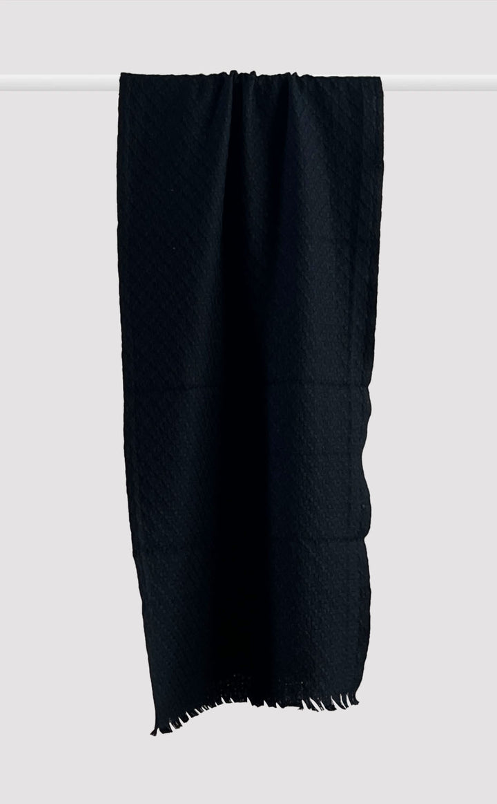 Black Woven Muffler