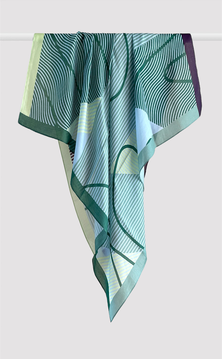 Sea Green Contour Scarf