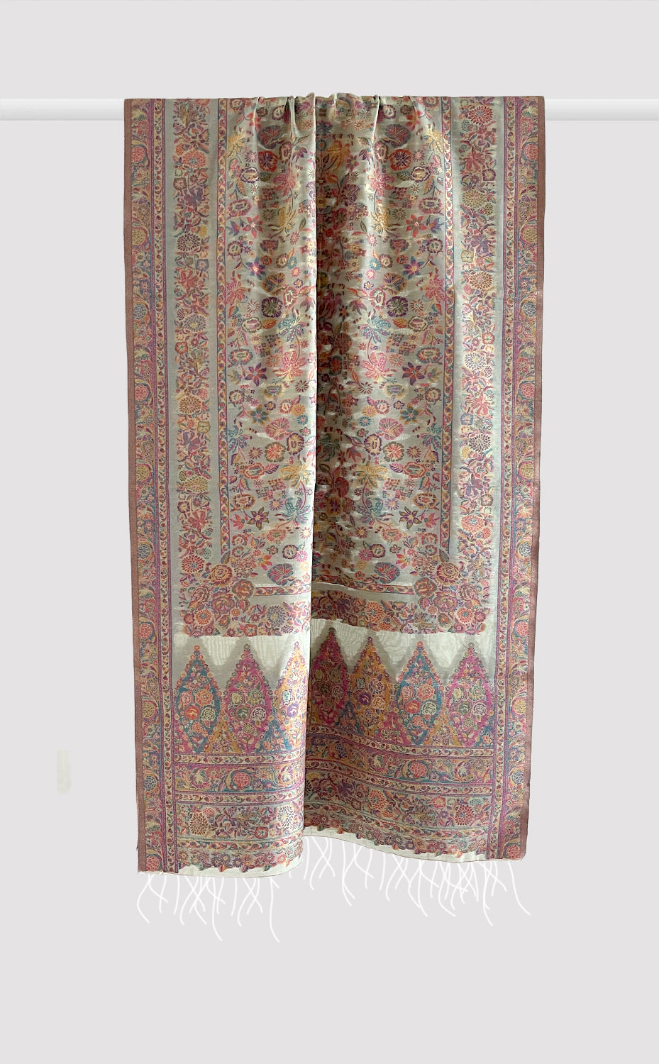 Sage Floral Dupatta