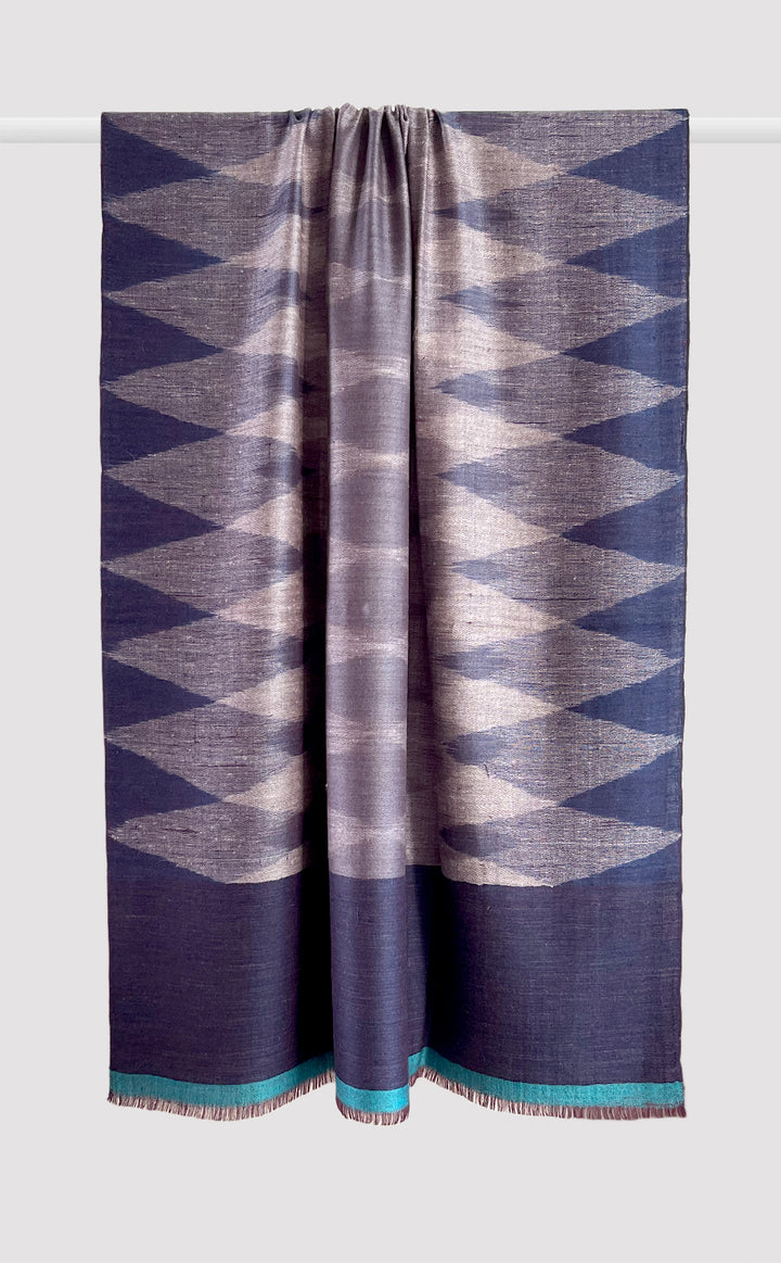 Pashmina Mystique Ikat Reversible Shawl