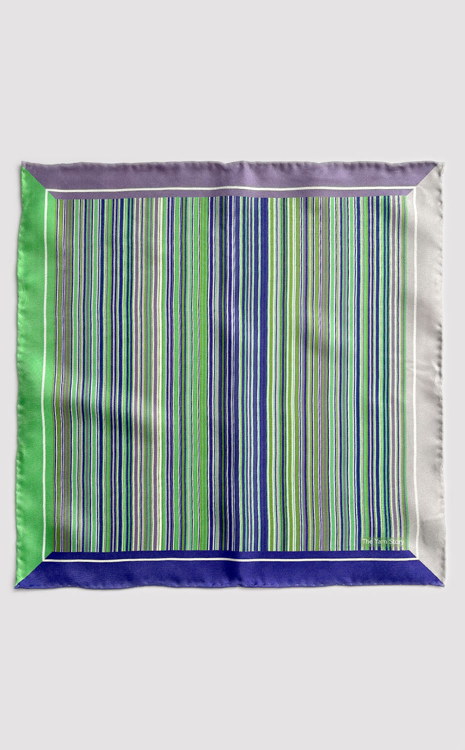 Ocean View Striped Pocket Square