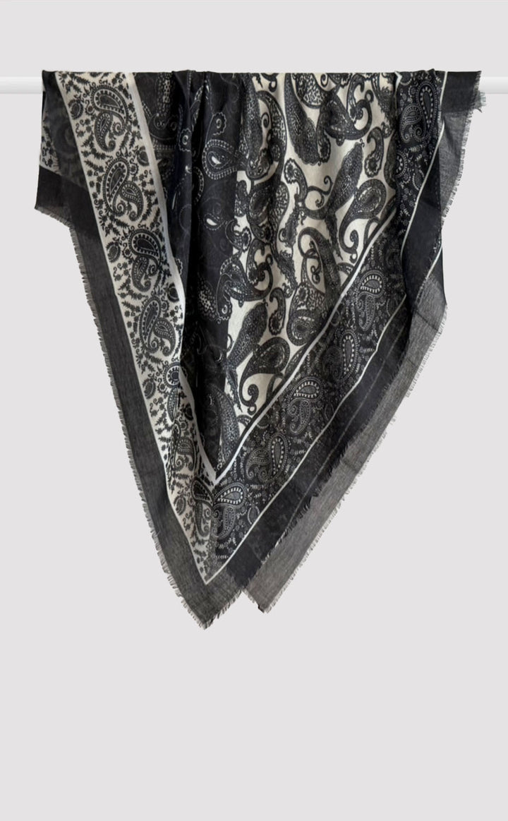 Pebble Paisley Scarf