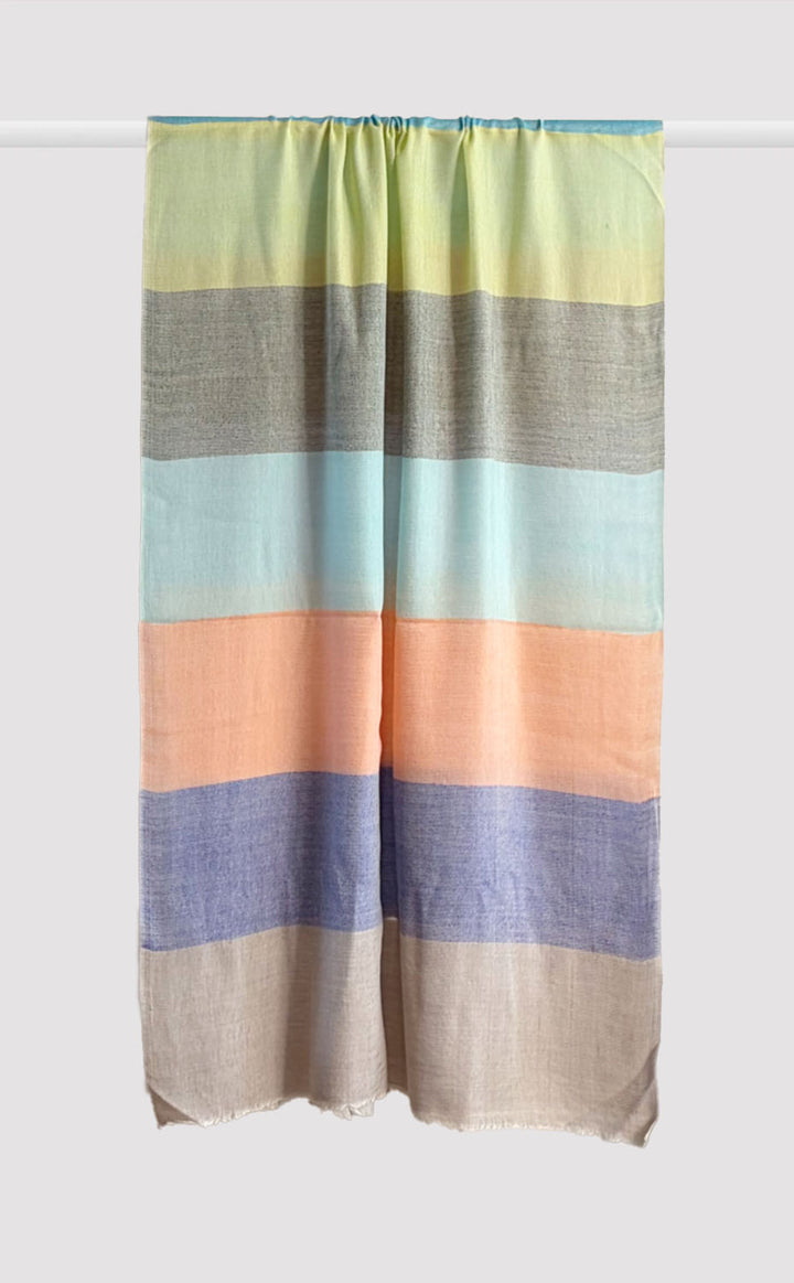 Pastel Blocked Stole
