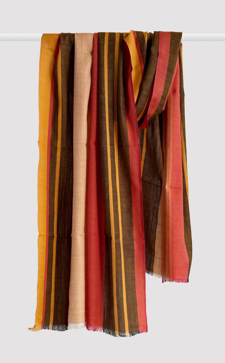 Mustard Colorblock Stole