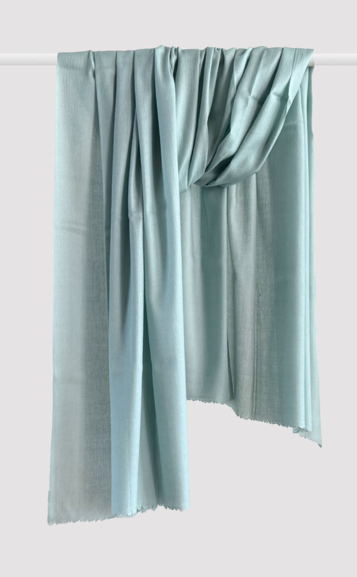 Solid Turquoise Shawl