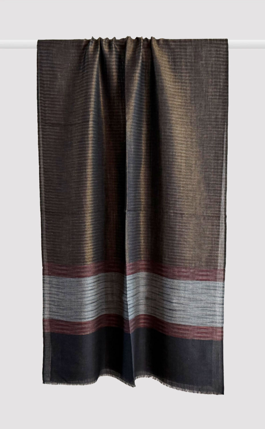 Ember Shadow Pashmina Zari Stole
