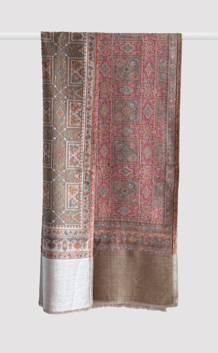 Rani Baugh Reversible Kani Stole