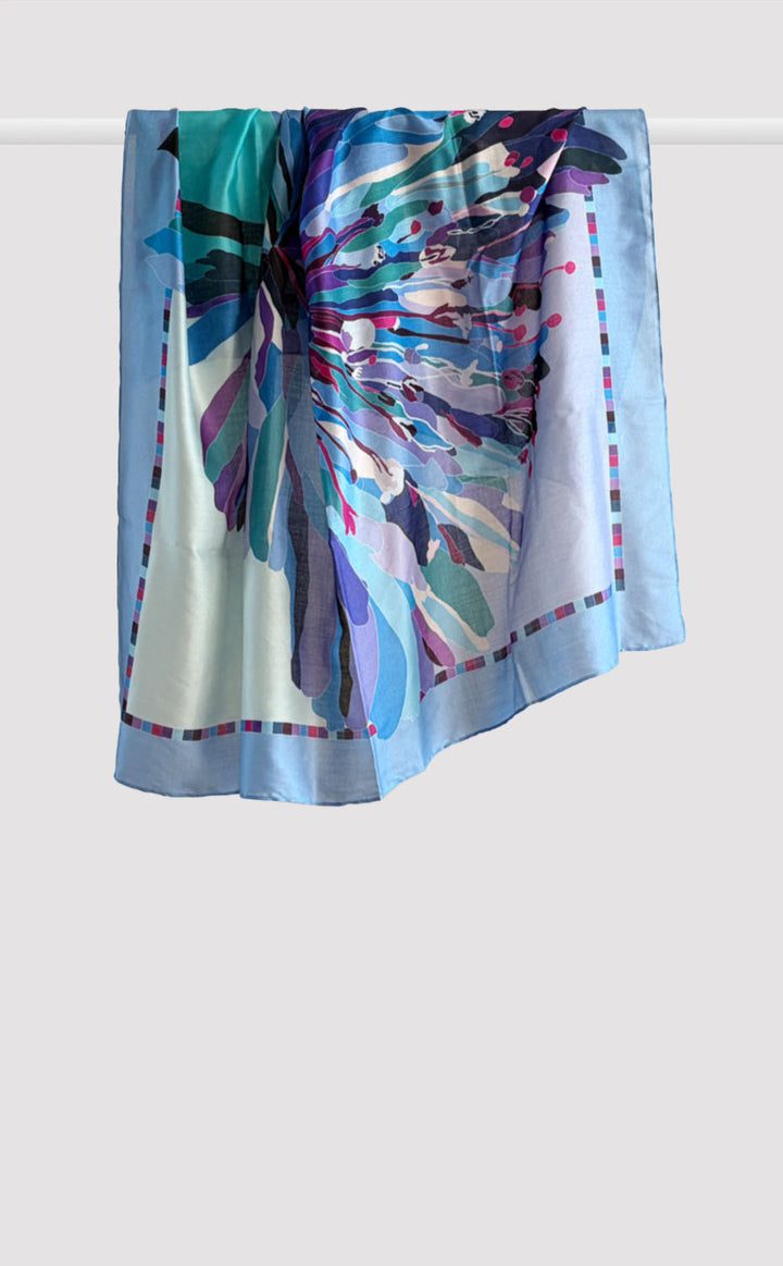 Aegean Flora Silk Scarf