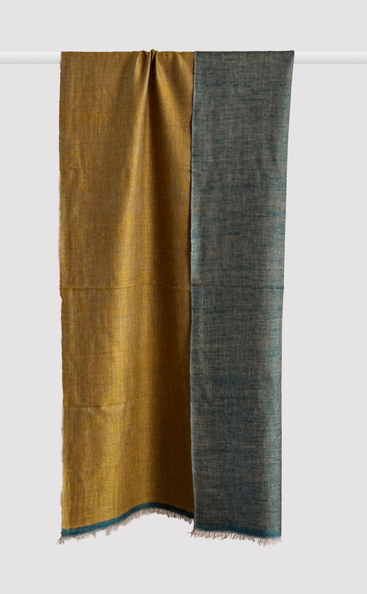 Cashmere Reversible Stole - Amber Storm