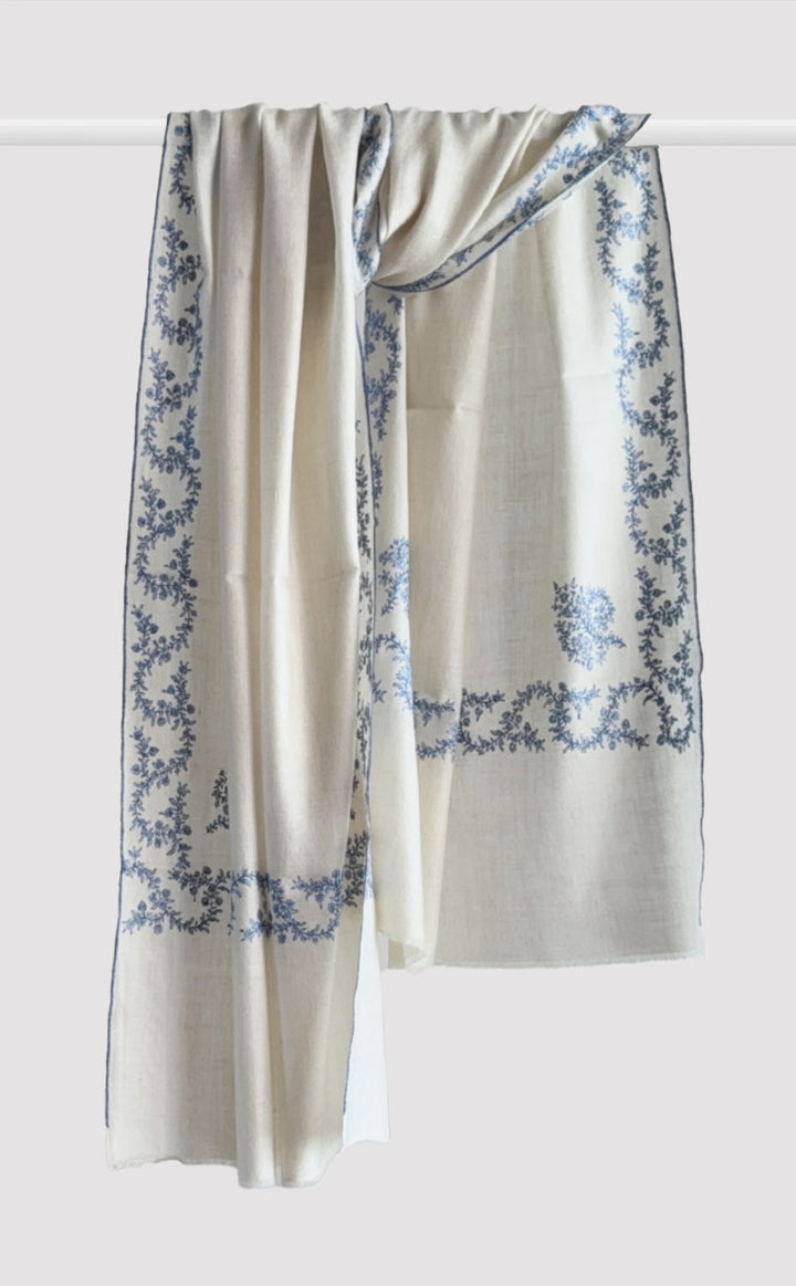 Pashmina Hand-Embroidered Pearl Stole
