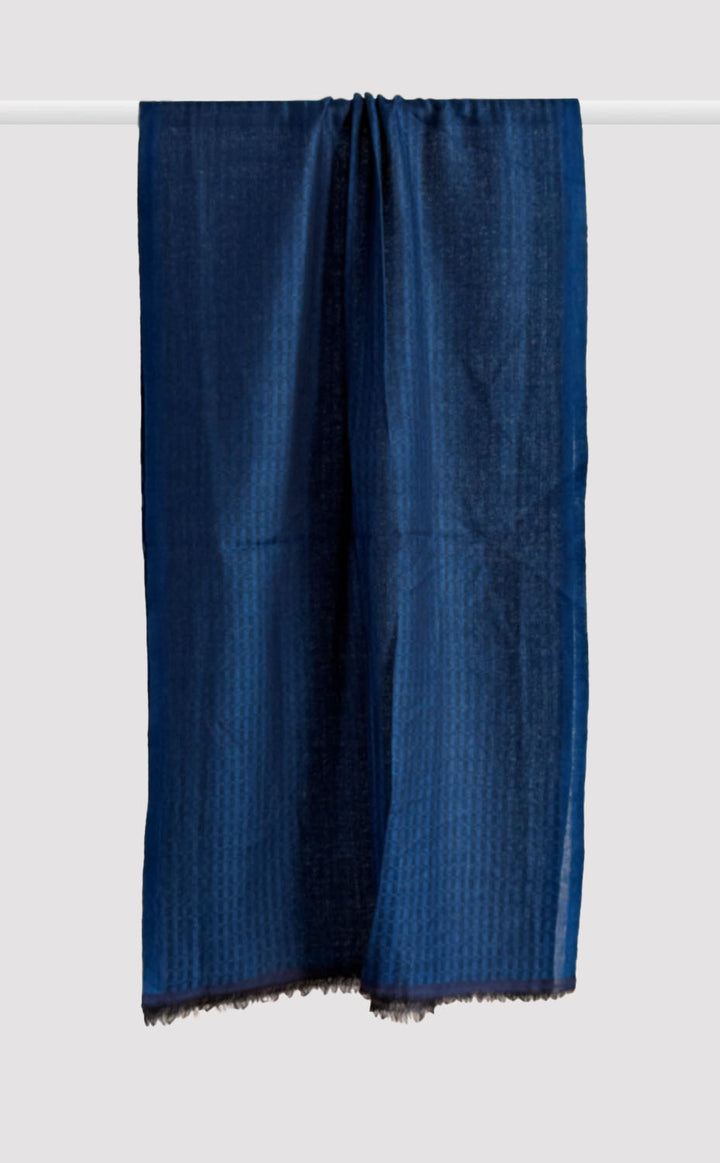 Denim Rhythm Merino Muffler