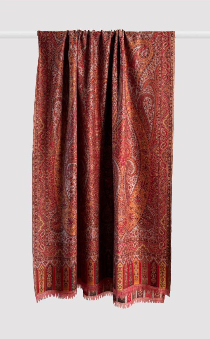 Sienna Flame Kani Shawl