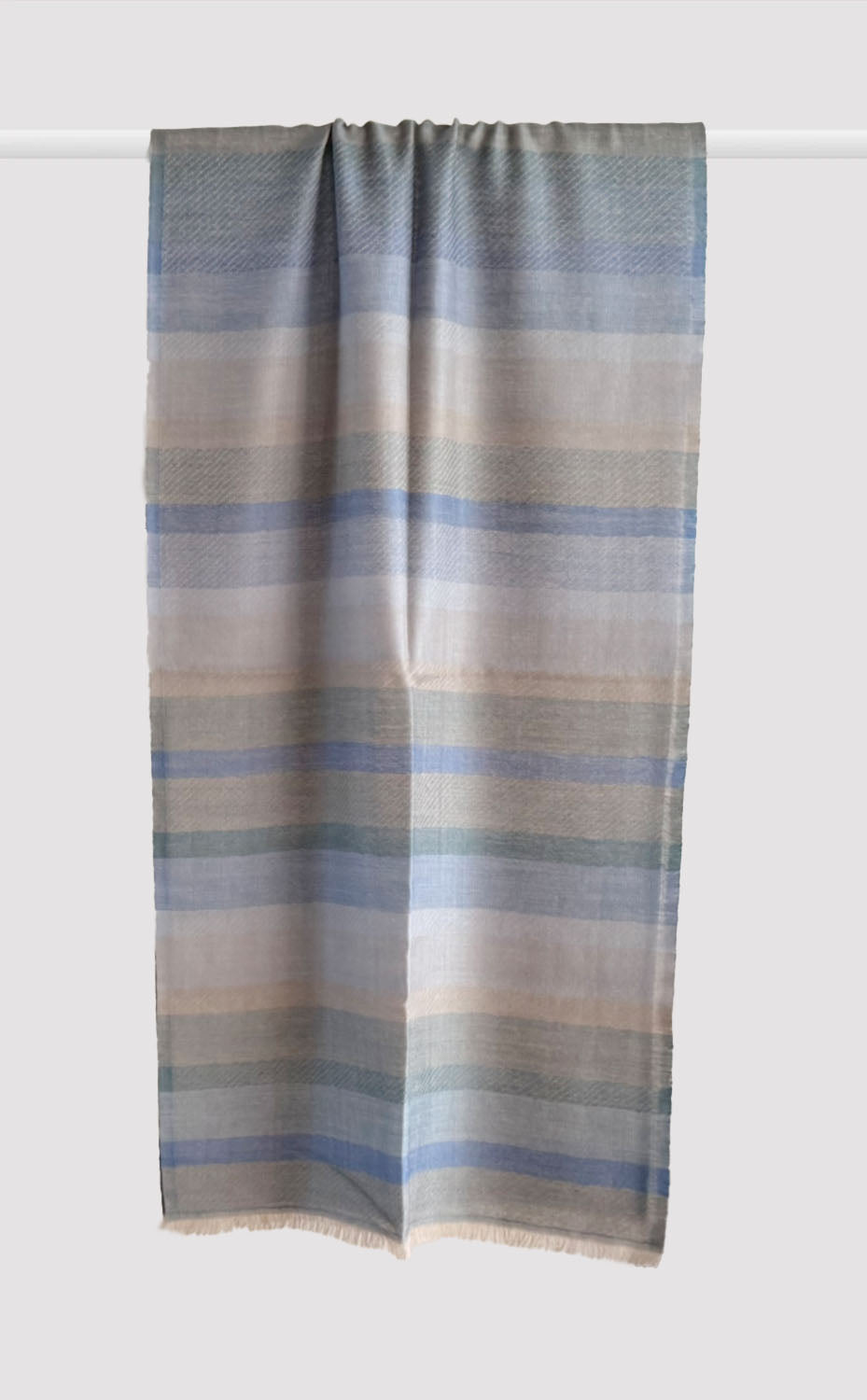 Cerulean Stria Merino Muffler