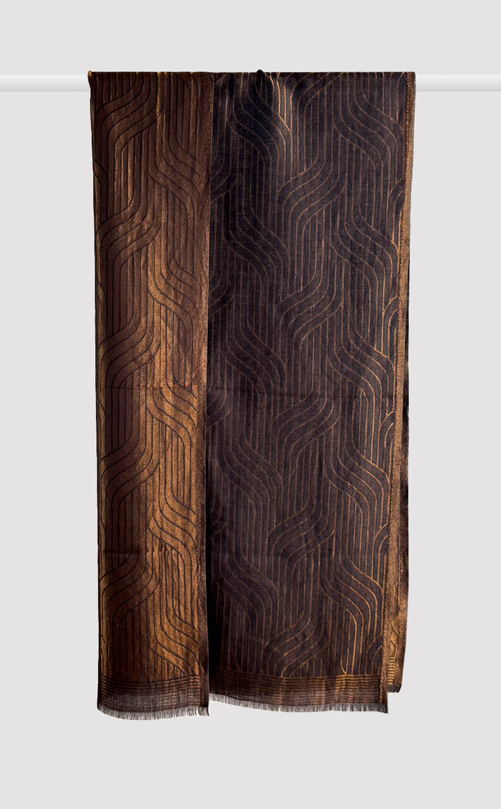 Gilded Night Zari Stole