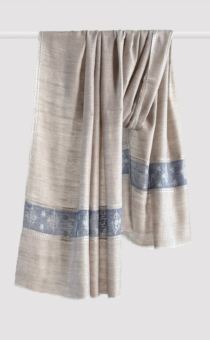 Ivory Nights Pashmina Embroidered Stole