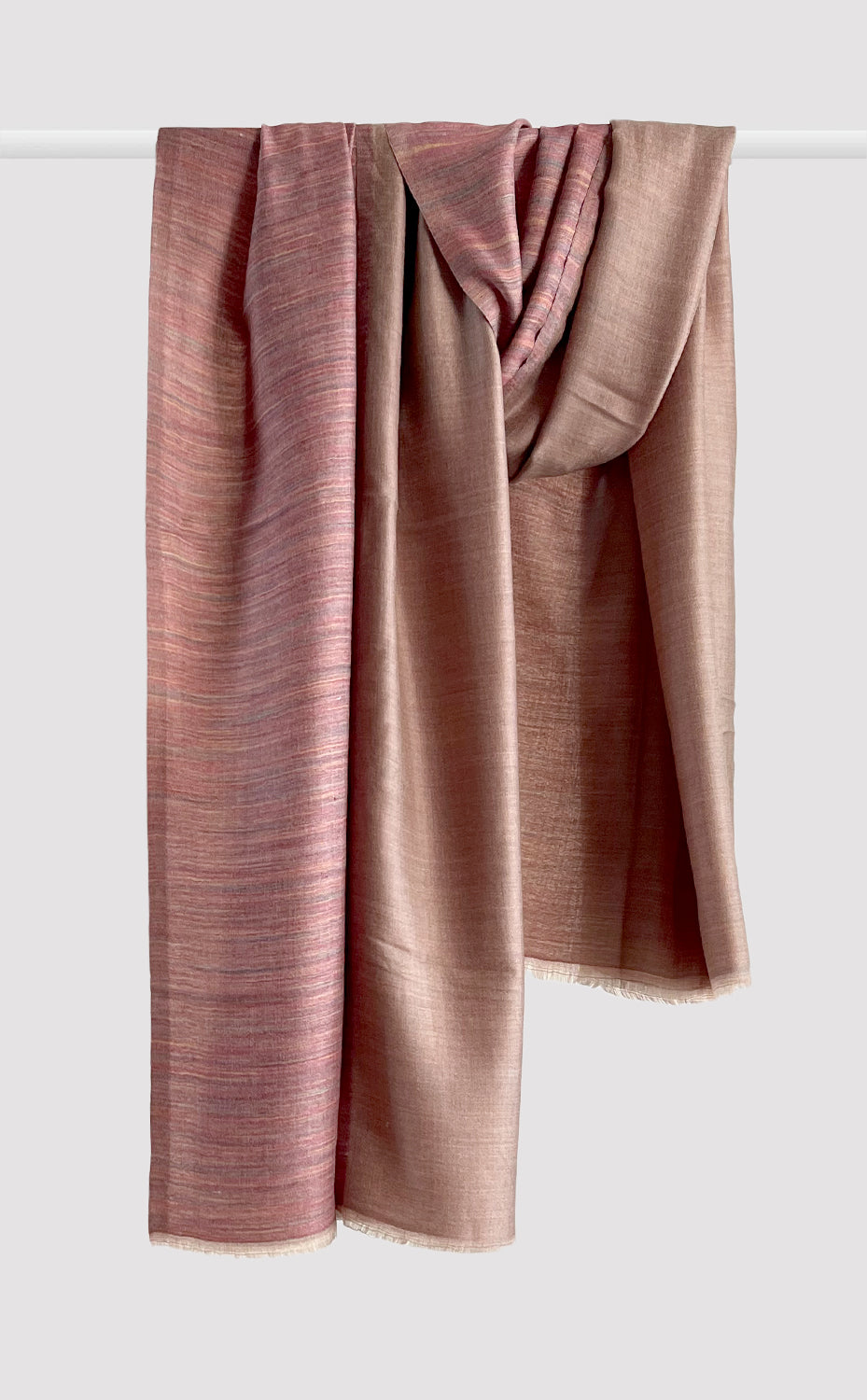 Reversible Pashmina Shawl - Pink Dusk
