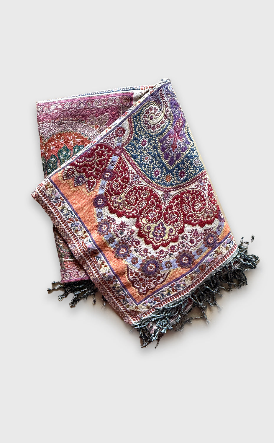 Multi Paisley Throw