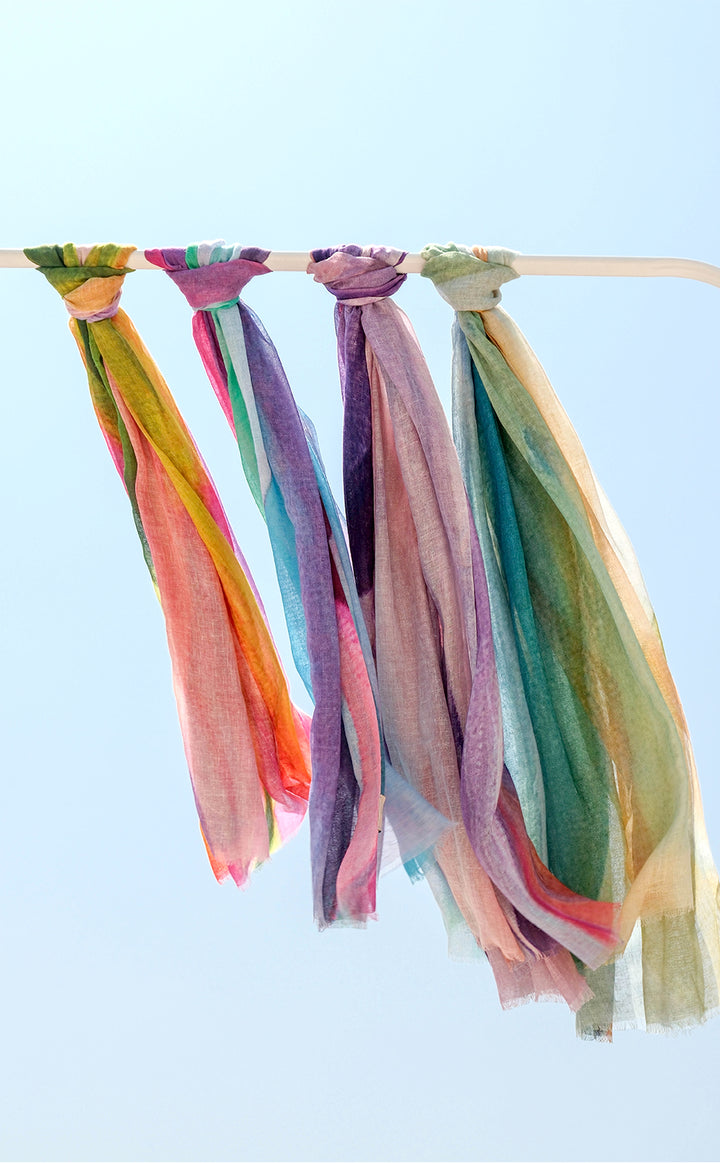 Blush Fluid Linen Modal Stole
