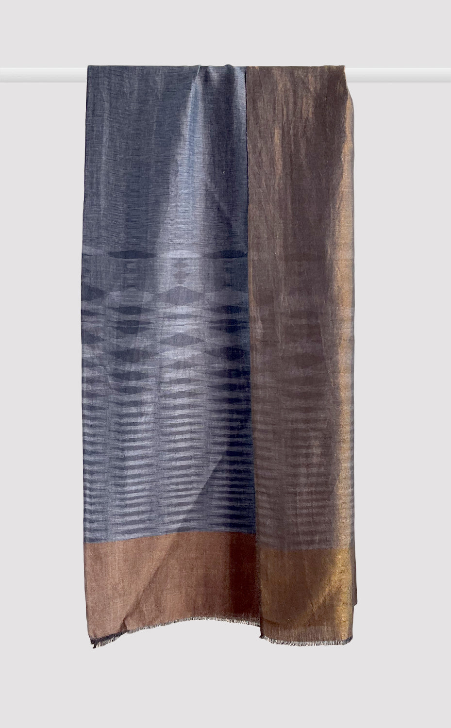 Blue Haze Reversible Zari Stole