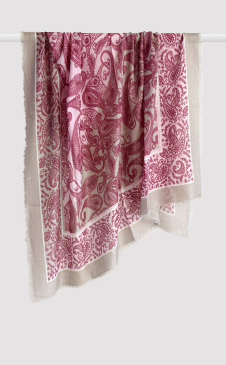 Blush Paisley Scarf