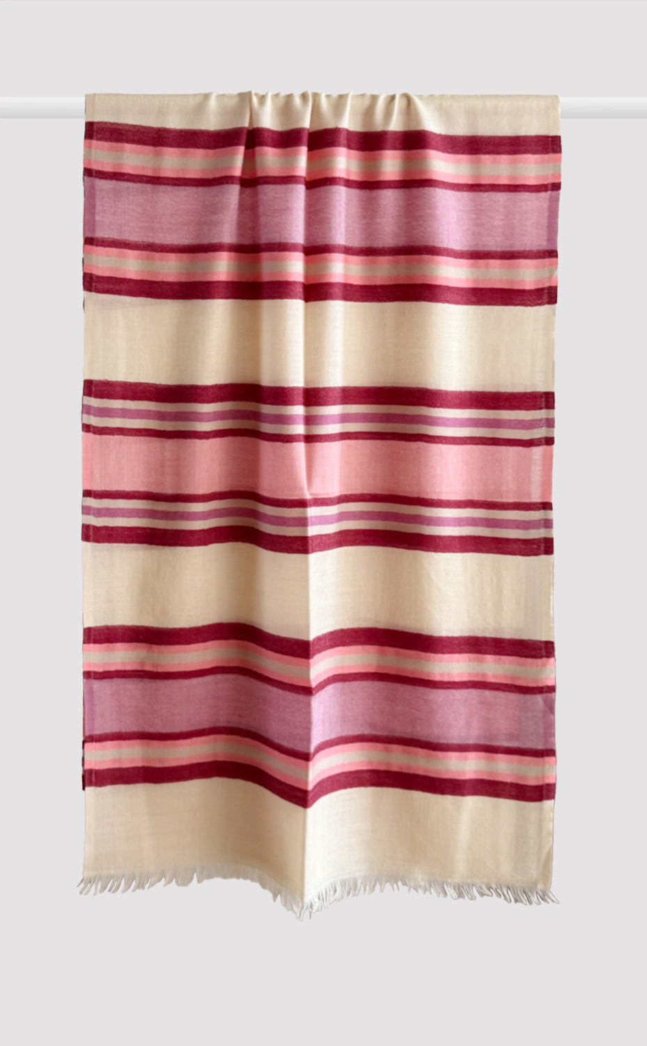 Velvet Stripes Merino Stole