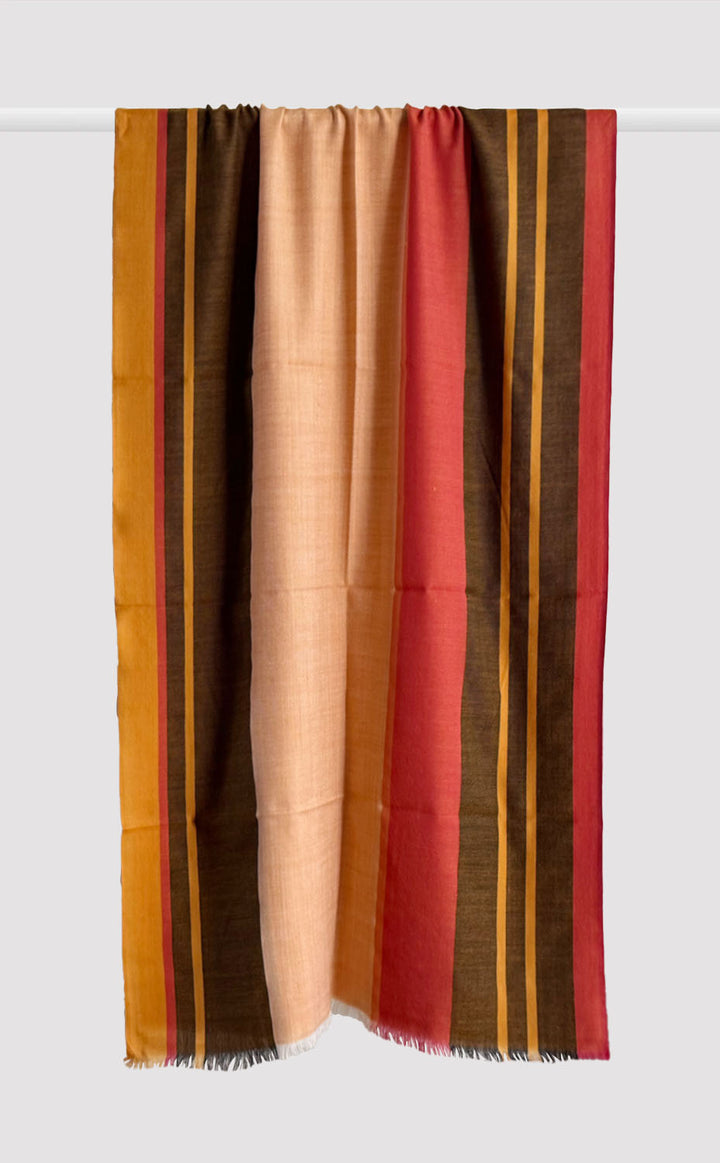 Mustard Colorblock Stole