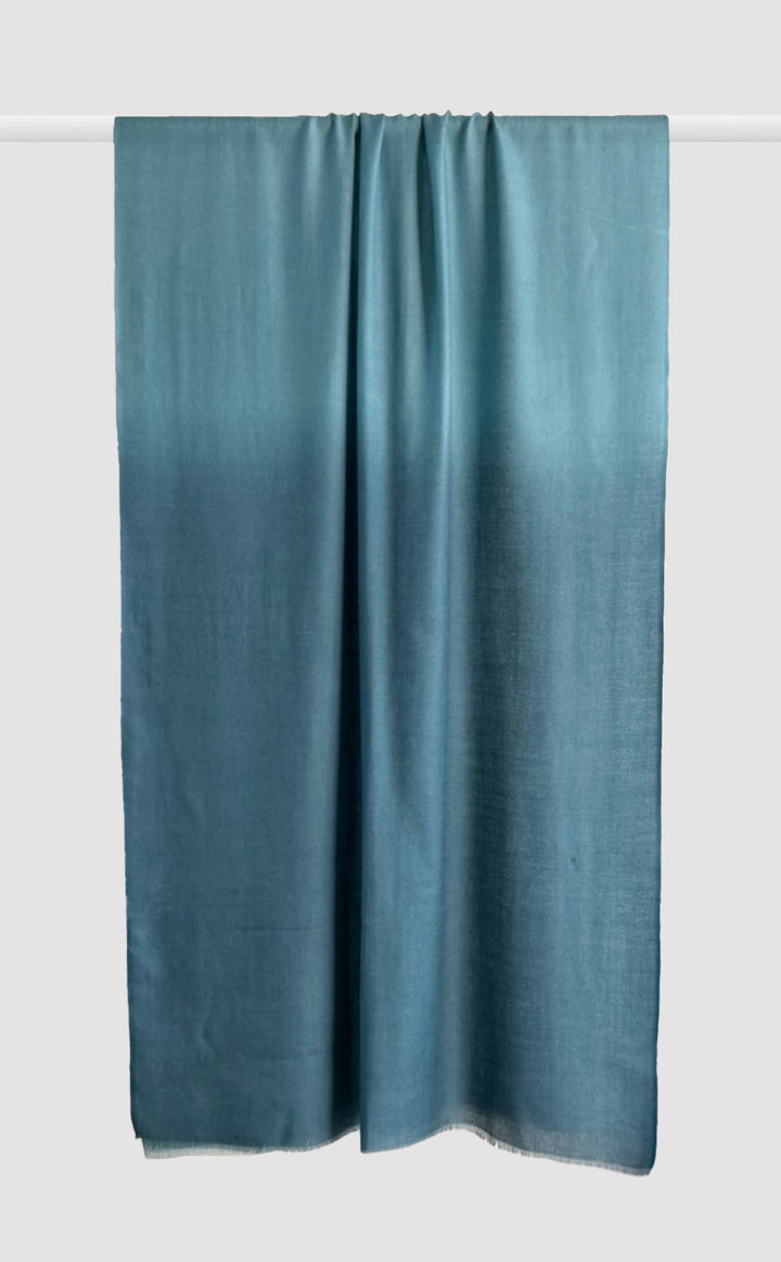 Merino Ombre - Linear Charcoal Grey