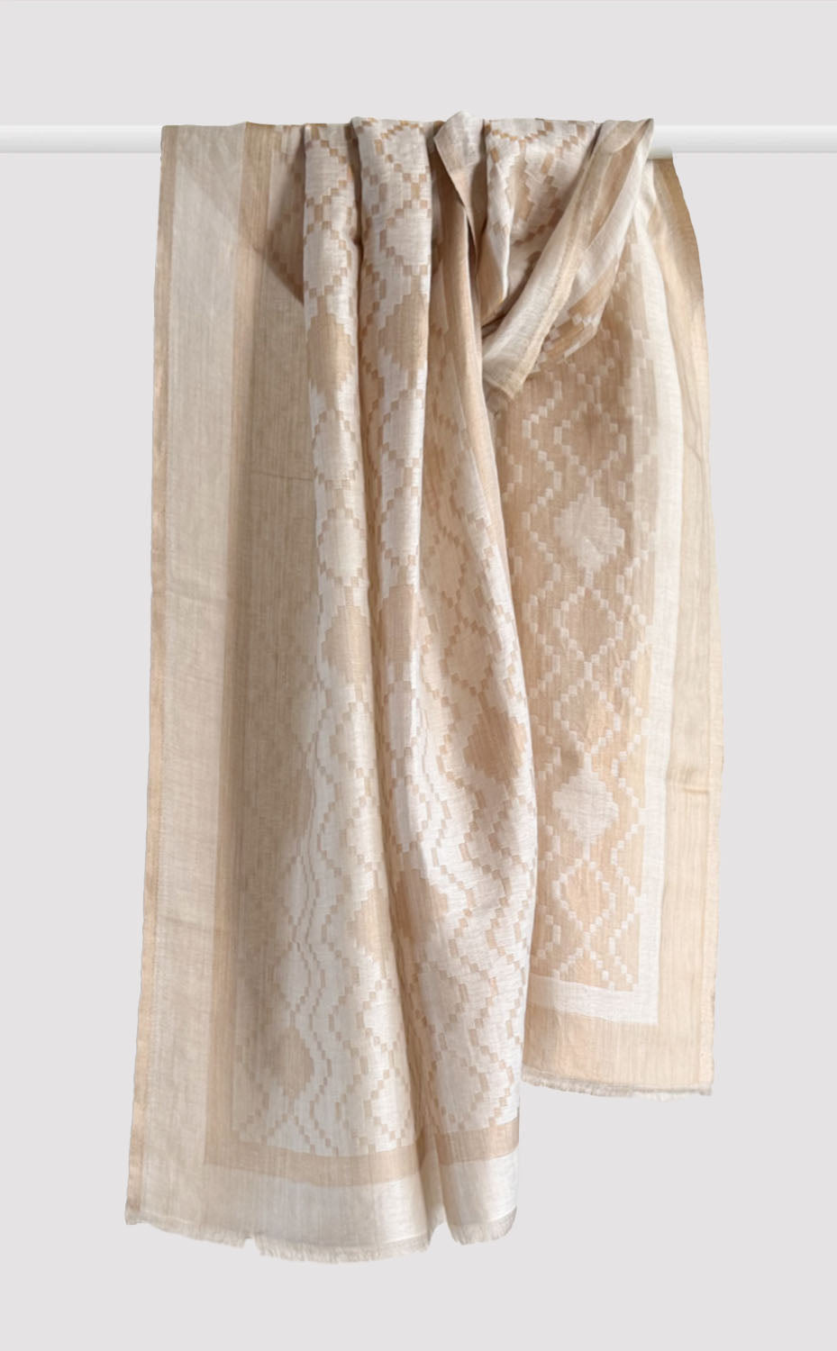 Pearl Fantasy Zari Stole