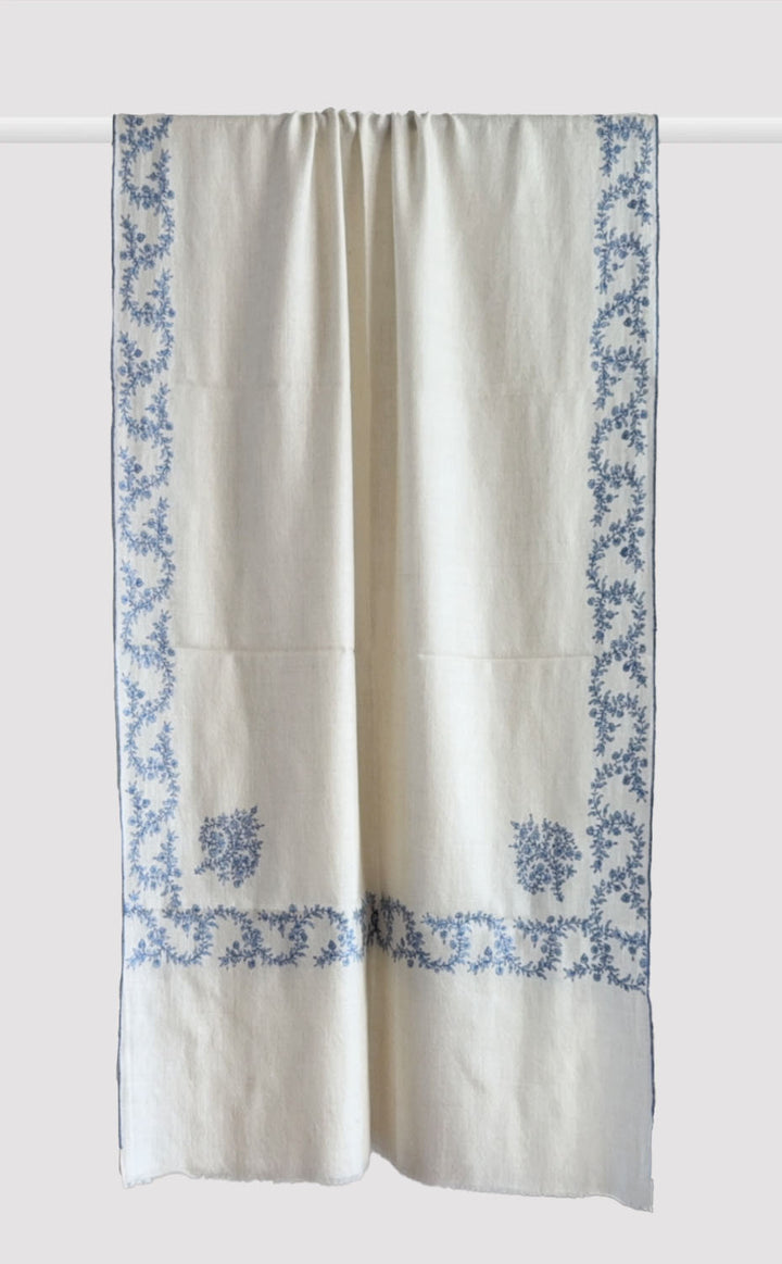 Pashmina Hand-Embroidered Pearl Stole
