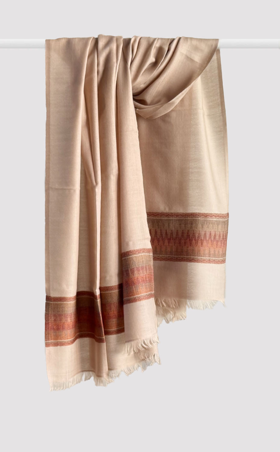 Marigold Ikat Wool Shawl