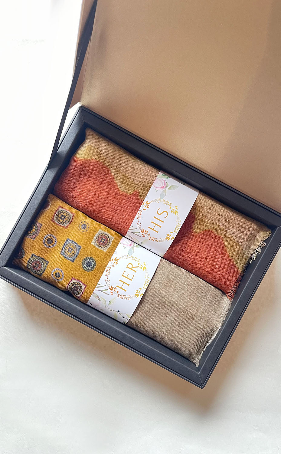 Ochre Honey His and Her Set
