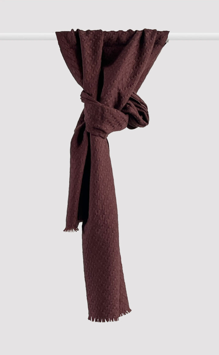 Brown Woven Muffler