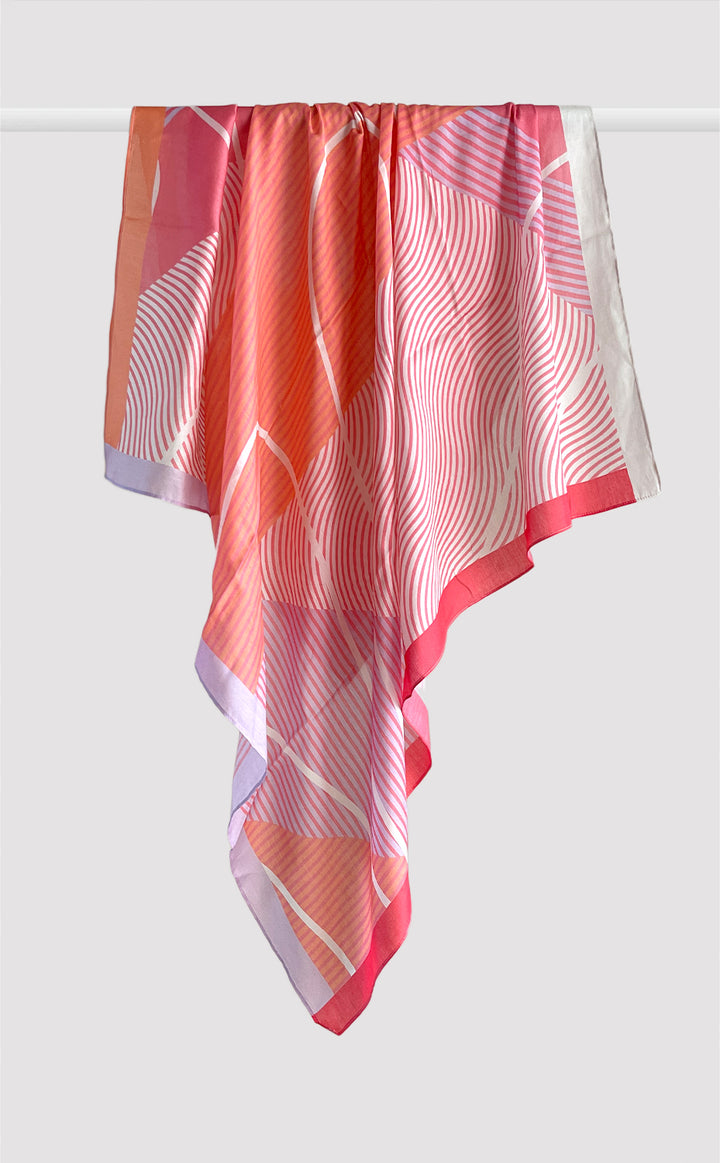 Coral Contour Scarf