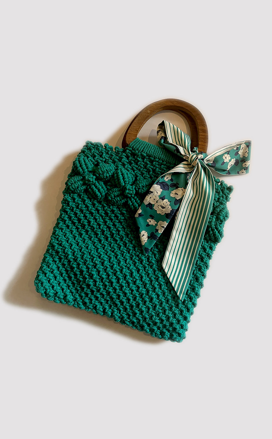 Floral Green Twilly