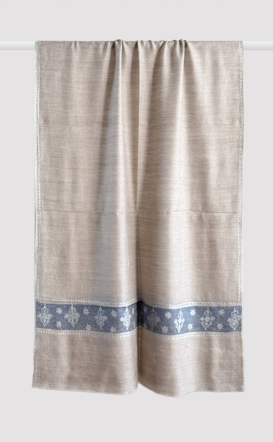 Ivory Nights Pashmina Embroidered Stole